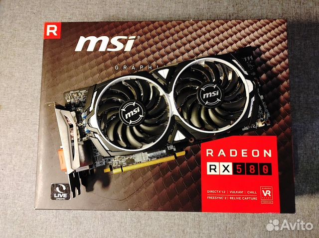 Видеокарта radeon RX 580 4gb купить в Калининграде | Электроника | Авито