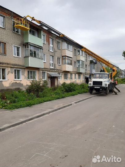 Услуги автовышки (18 м) + бензогенератор (7 кВт)