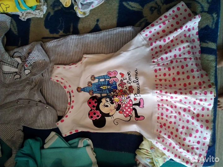Вещи пакетом для девочки с рождения