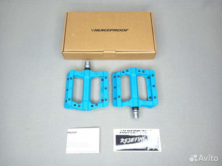 Новые педали Nukeproof Electron EVO (Turquoise)