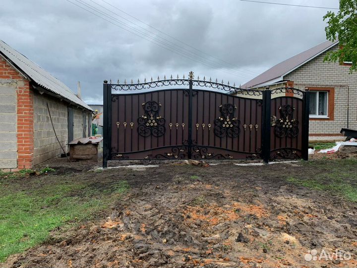 Ворота кованые