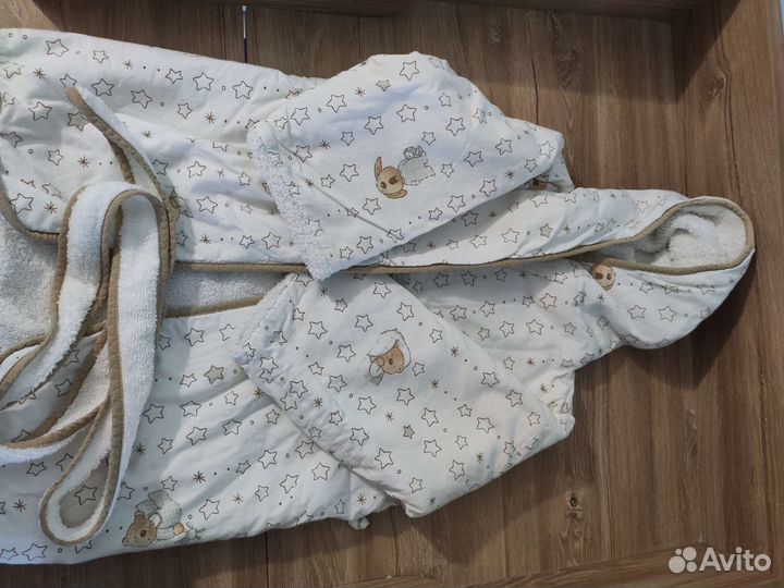 Бортики, спальный мешок, халат, кармашки