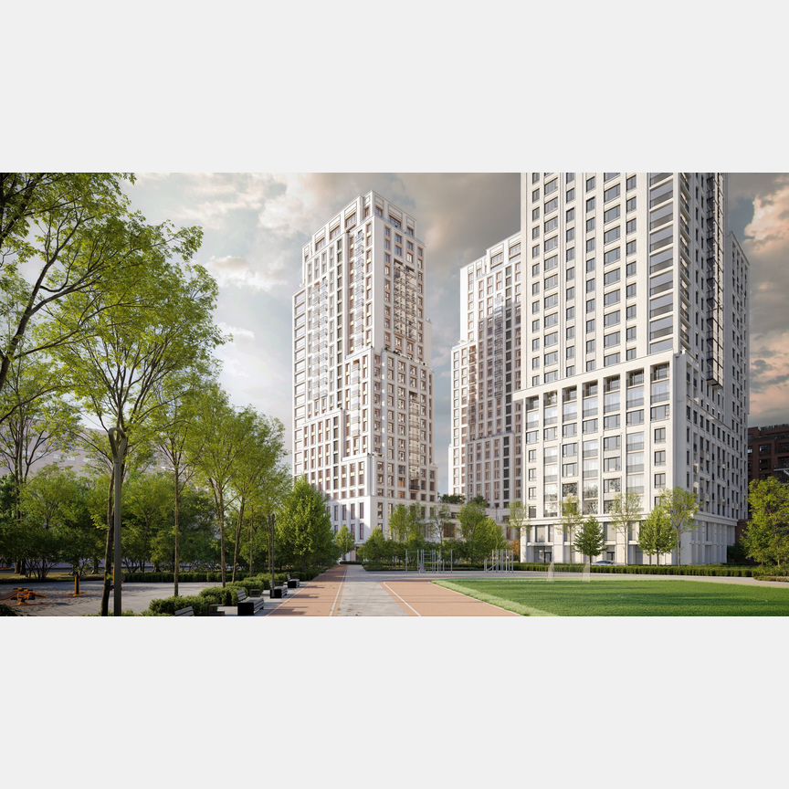 2-к. квартира, 71,1 м², 19/27 эт.