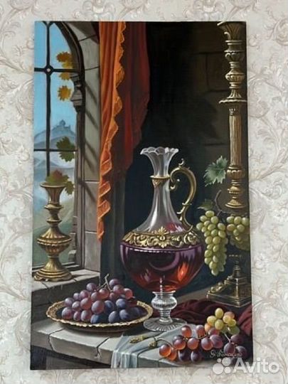 Картина маслом на холсте натюрморт