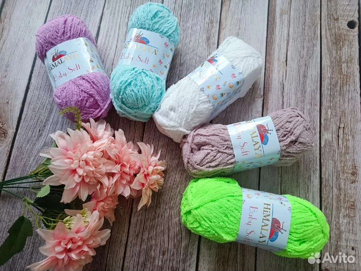 Плюшевая пряжа himalaya Baby soft