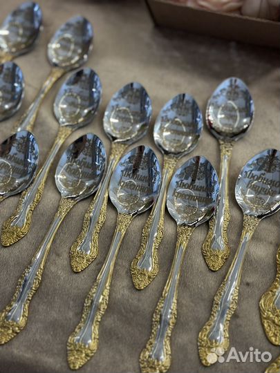 Именные ложки - нержавеющая сталь