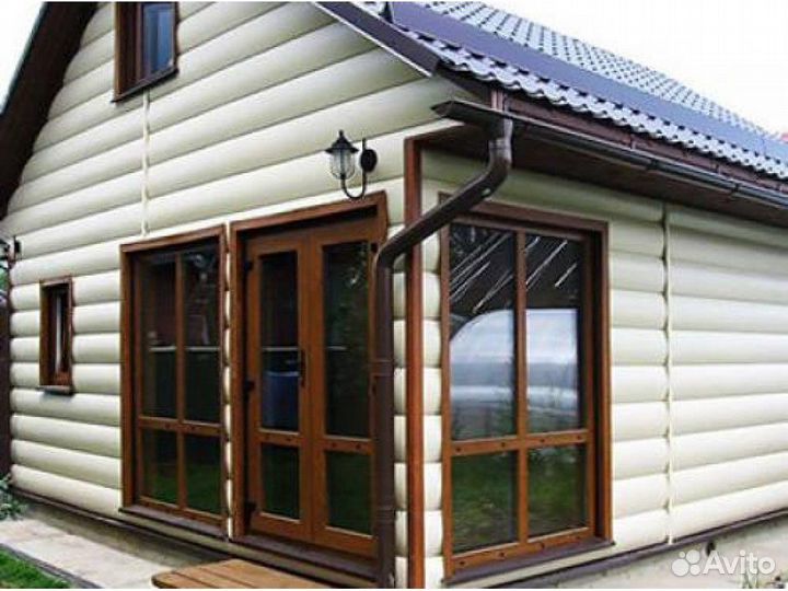 Металлический/виниловый сайдинг для фасада - 0,5мм