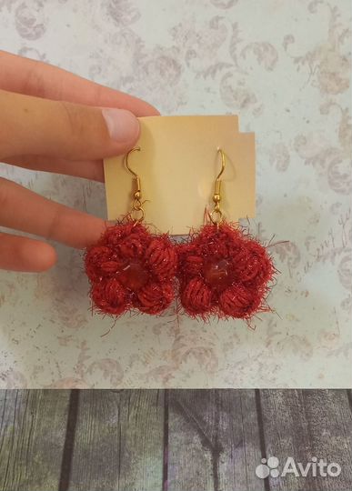 Серьги ручной работы