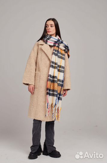 Палантин шарф женский теплый платок