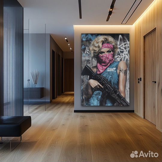 Картина маслом девушка Мэрлин Монро Декор стен