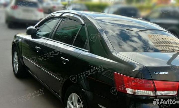 Дефлекторы окон Hyundai Sonata 5 (2004-2010)