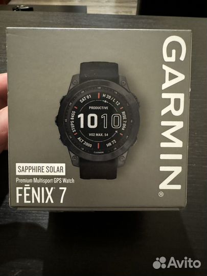 Часы Garmin fenix 7 sapphire solar