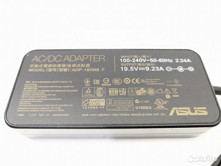 Блок питания Asus 19.5V 9.23A 180W штекер 6.0x3.7