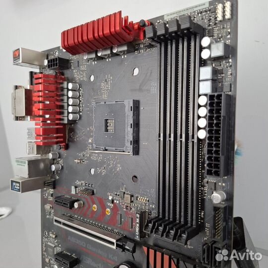 Материнская плата asrock AB350 gaming K4 fatalyty