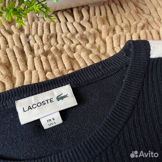 Винтажный свитер lacoste оригинал