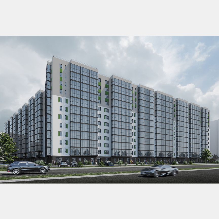 2-к. квартира, 54 м², 5/12 эт.