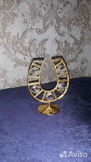 Антиквар подкова с кристаллами