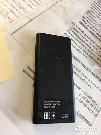 Mp3 плеер Sony NW-E394 8gb