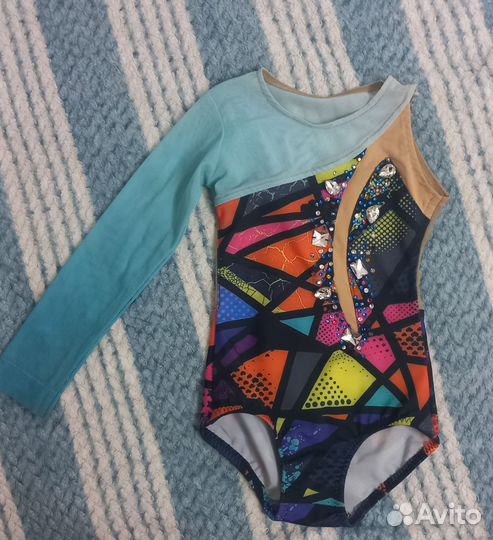 Купальник гимнастический для выступлений 3-4 года