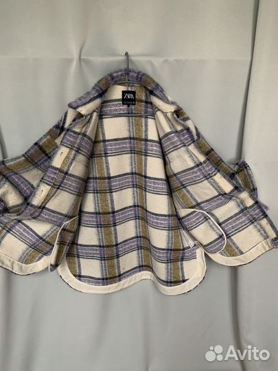 Куртка рубашка женская zara S-M