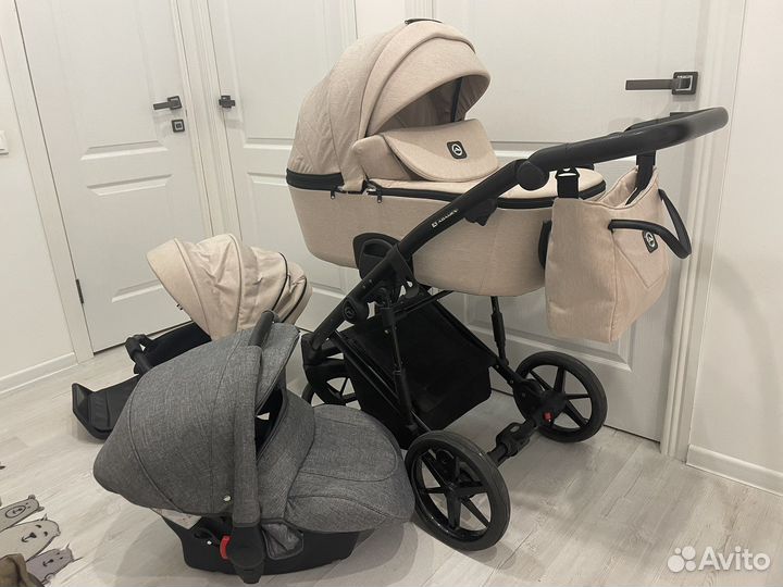 Коляска adamex 3 в 1 mobi air