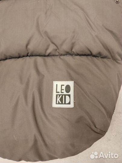 Зимний конверт в коляску leokid