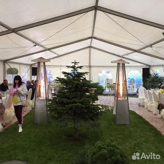 Аренда уличных газ.обогревателей Грибок,Пирамида