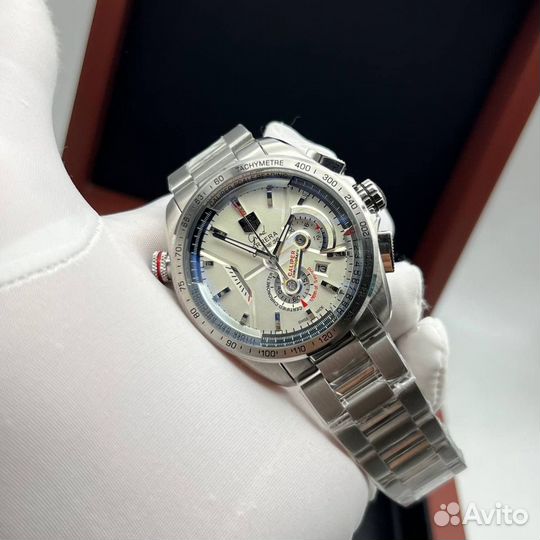 Часы Tag Heuer Grand Carrera white