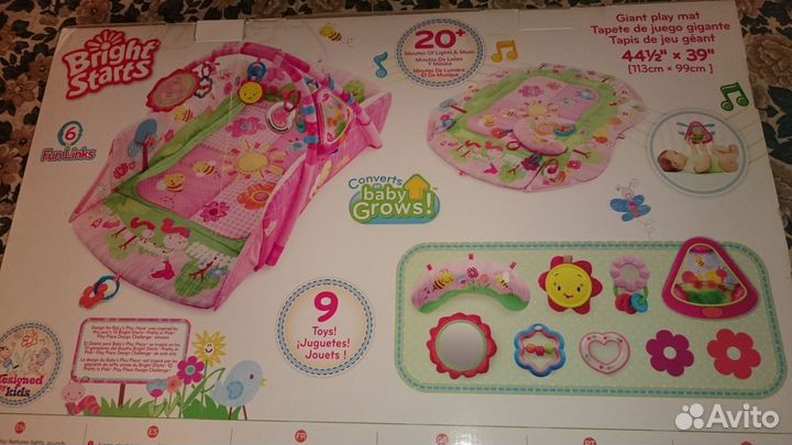 Развивающий коврик Bright Starts