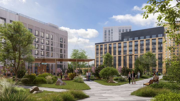 2-к. квартира, 65,2 м², 6/16 эт.