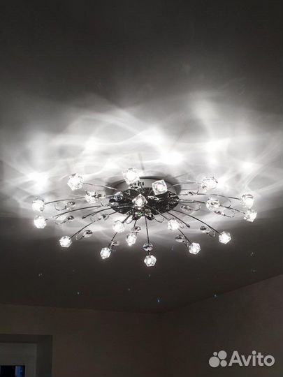 Люстра потолочная с пультом