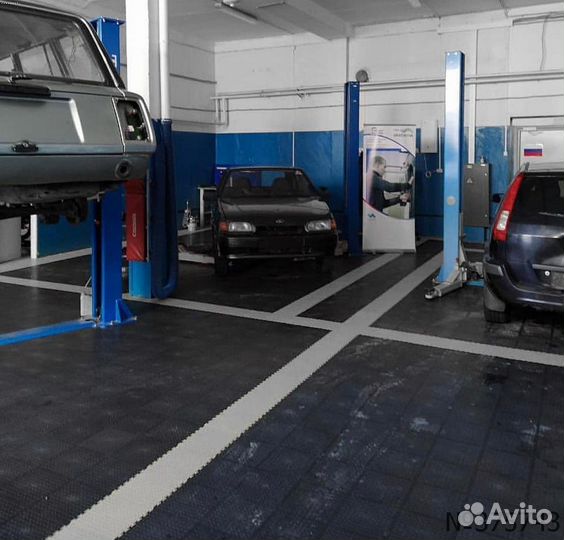 Пвх-плитка для гаража