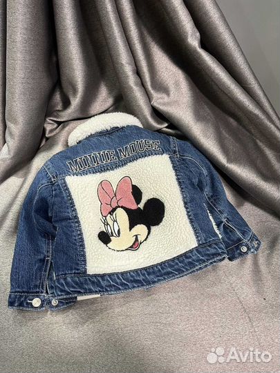 Джинсовая куртка zara для девочки 104