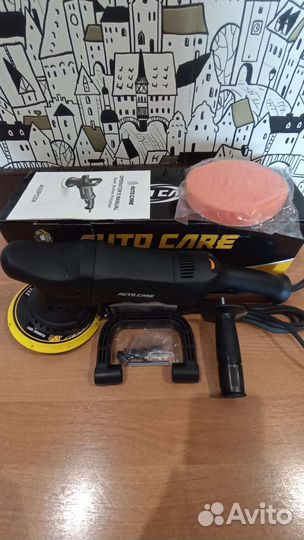 Полировальная машинка эксцентриковая для авто