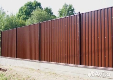 Заборы из профнастила