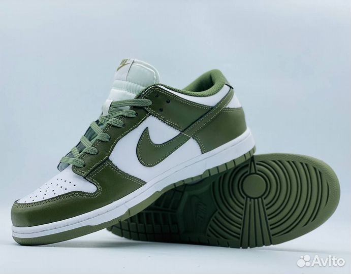 Кроссовки Nike Dunk Low Зеленые