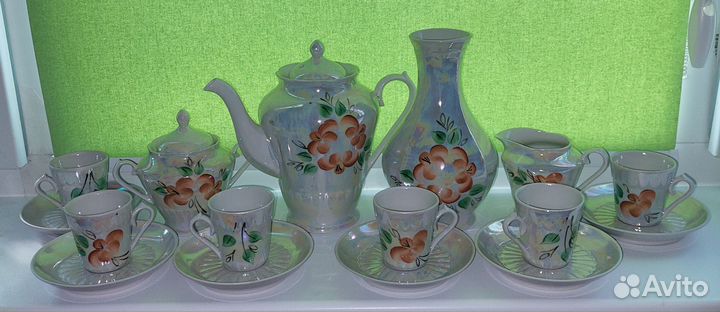Кофейный набор фарфор