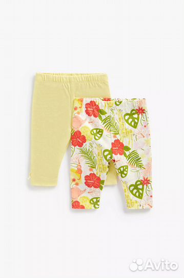 Легинсы 2 шт. Mothercare для девочки, 62 см (3 мес.)