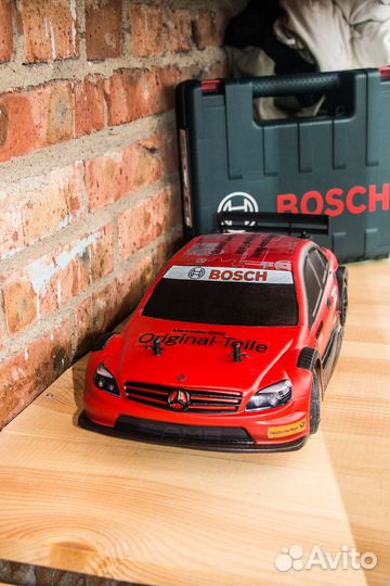 Машинка на радиоуправлении с двс AMG Mercedes C