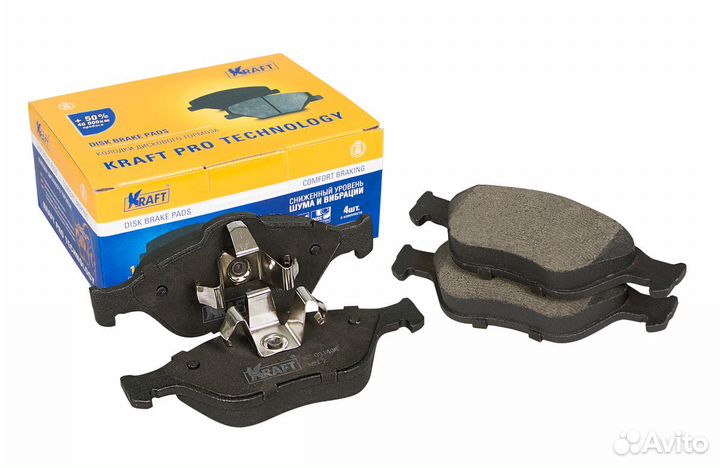 Колодки дисковые передние (с антишумовой накладкой) для а м Ford Fiesta IV (95-02), V (01)