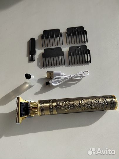 Триммер мужской для бороды, усов. Золотой дракон