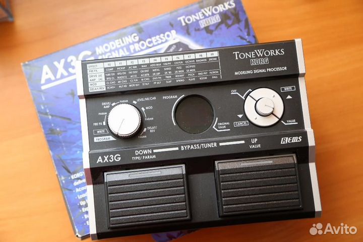Гитарный процессор эффектов korg AX3G