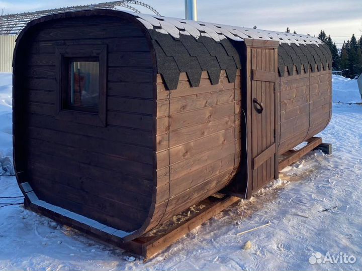 Баня-бочка с доставкой