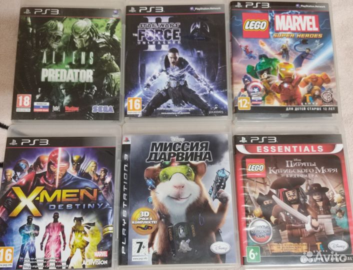 Диски PS3 MAG, NHL, Shift, Fifa и др