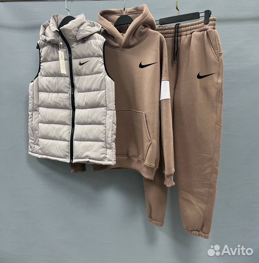 Спортивный костюм мужской зимний тройка Nike