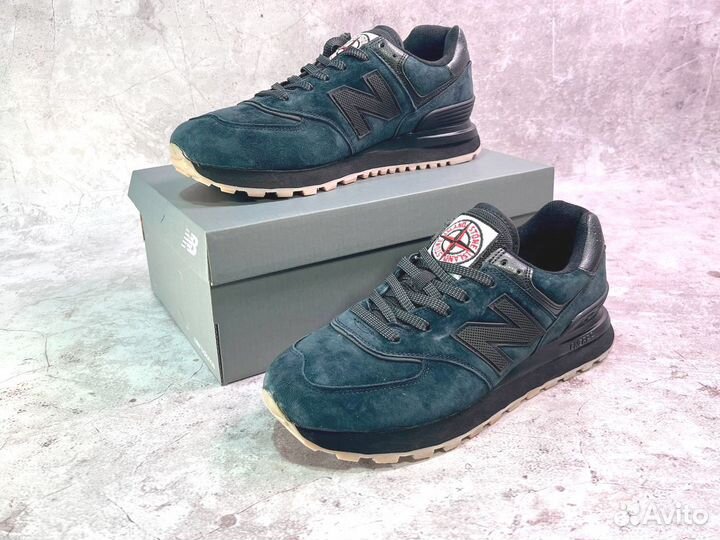 Кроссовки New Balance 574 Stone Island спортивные