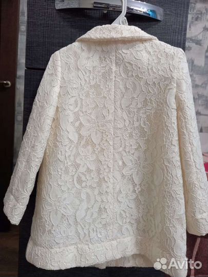 Пиджак для девочки размер 98