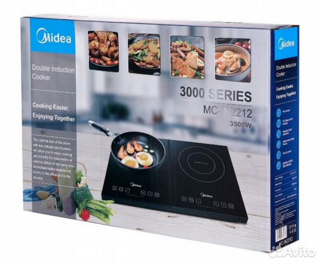 Настольная индукционная плитка Midea MC-IN2212