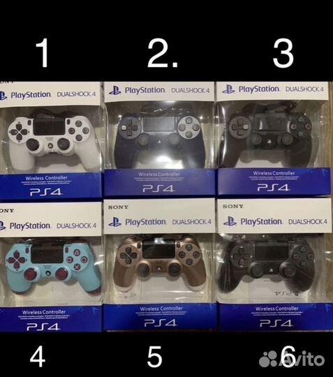 Джойстики новые Sony PS4/PS3 (Dualshock)