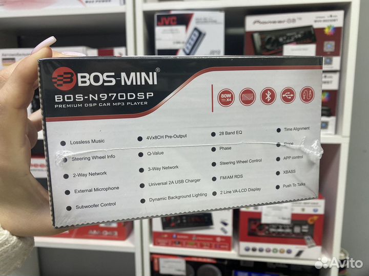 Новая процессорная магнитола bos-n970dsp